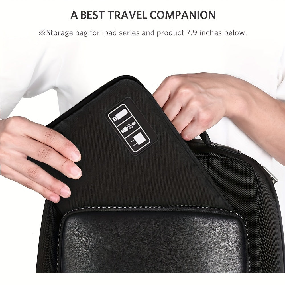 Portable Electronics Accessories Organizer – Travel Case for Cables, Headphones, Earphones & Phone Gear