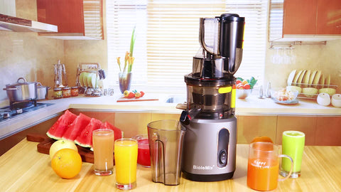 Juicer – Single  Cold Press Juicer for Nutrient-Rich Fruit & Vegetable Juice, BPA-Free, Easy to Clean