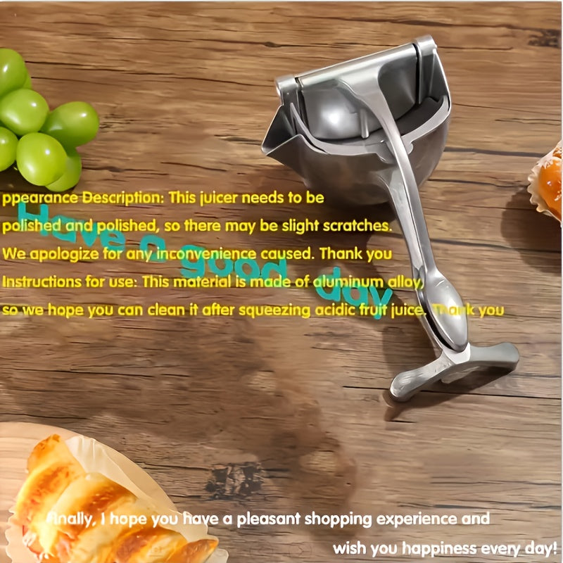 Manual Juicer/Lemon Squeezer/Multi-Functional Hand Press Fruit Extractor with Citrus Clamp