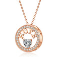 Necklace Zirconia Diamond Hope Pendant Gold plated